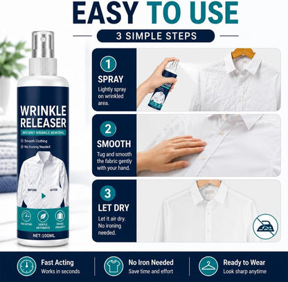 Instant Wrinkle Release Spray (Pack of 2)