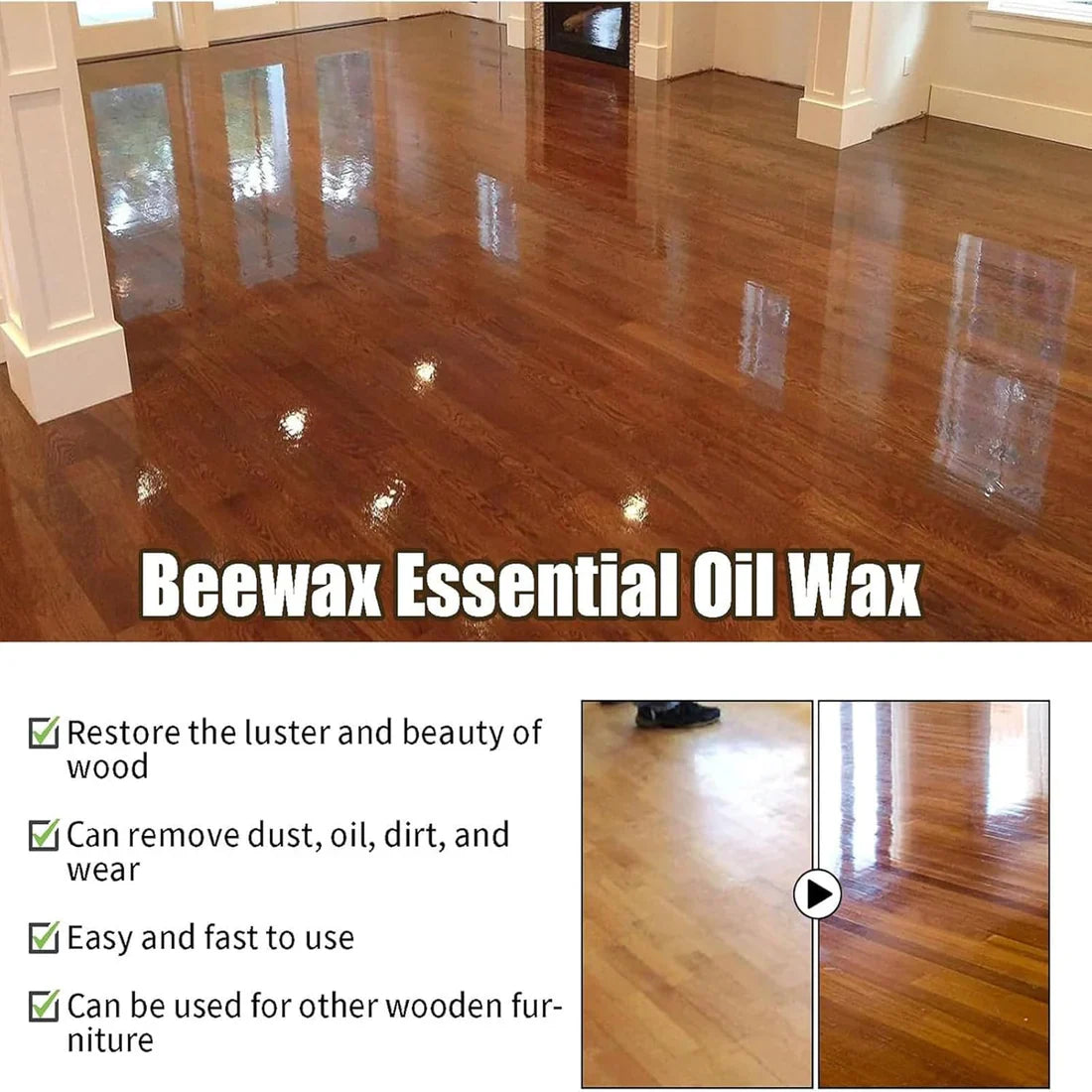 ALL IN ONE WOOD POLISH AND SHINER [PACK OF 2]