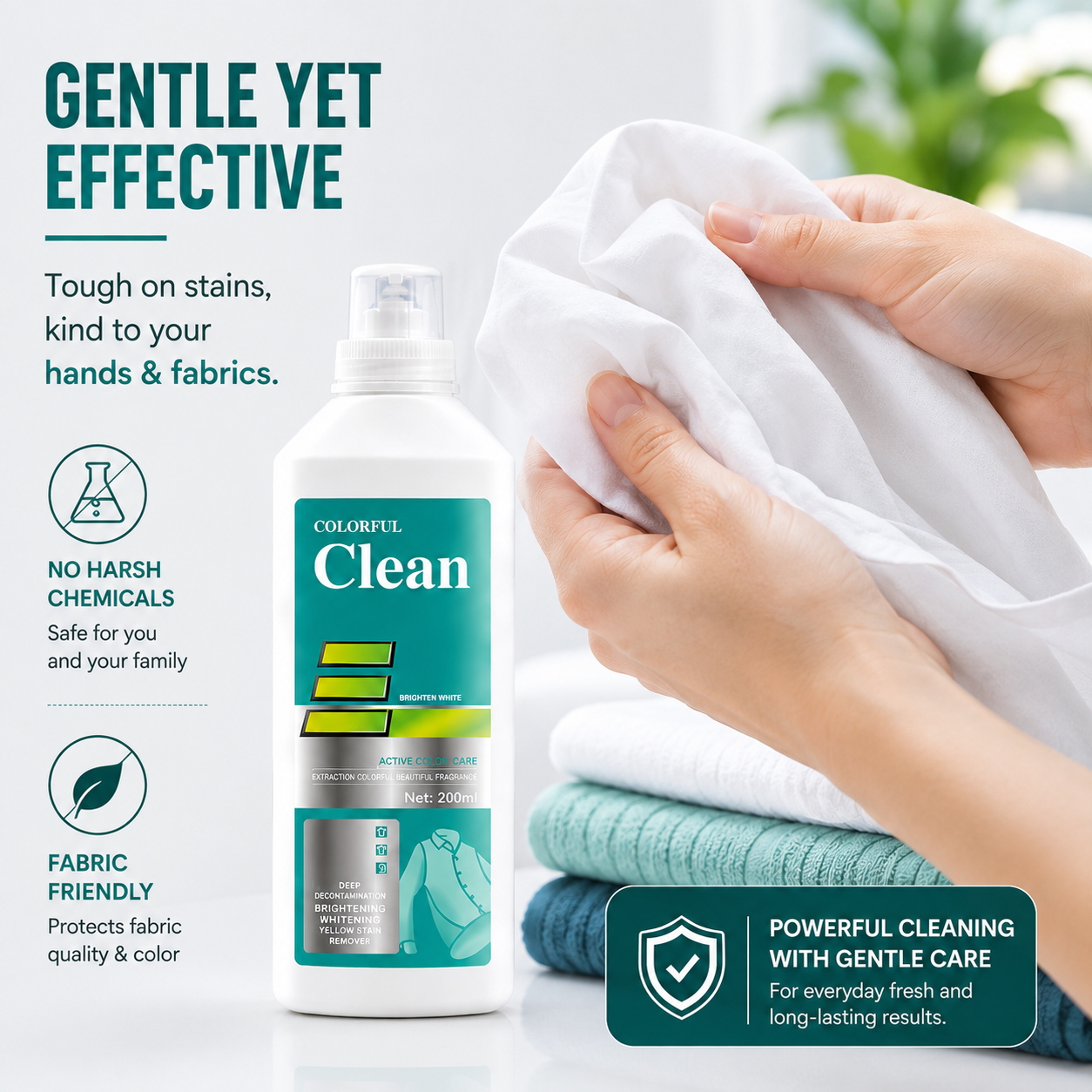 Powerful Stain Removal for Brighter, Fresher Fabrics (Pack of 2)